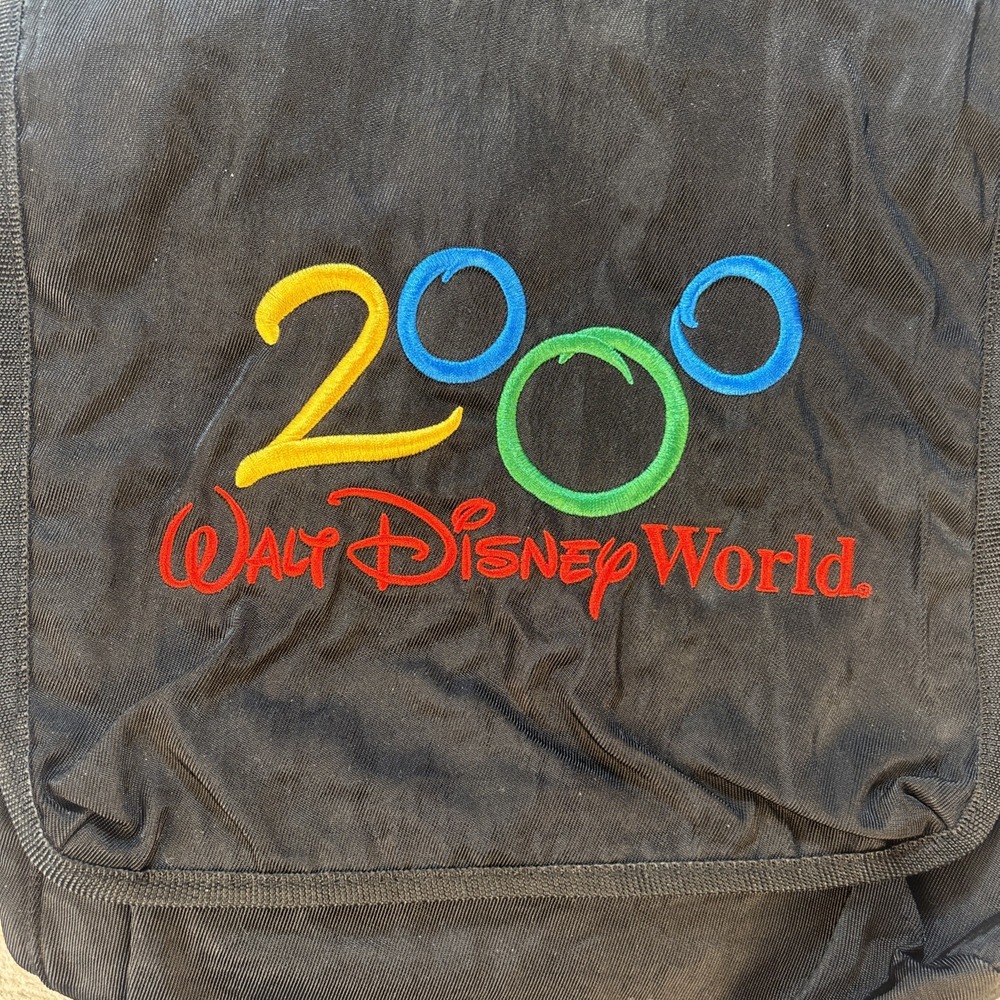 Vintage Walt Disney World Embroidered 2000 Y2k Backpack; Mickey, Millennium - Picture 2 of 6
